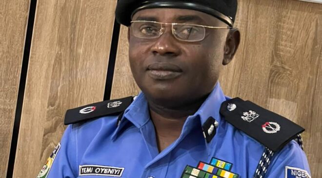 Commissioner of Police, CP Yemi John Oyeniyi